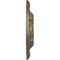 Ekena Millwork Granada Ceiling Medallion (Fits Canopies up to 7 1/8"), Hnd-Painted Warm Silver, 23 1/2"OD x 2 3/4"P CM24GAWSS - alternate 3